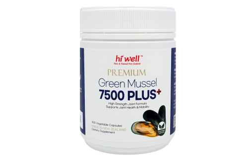 Hi Well Premium Green Mussel 7500 Plus+ 300Vege Capsules