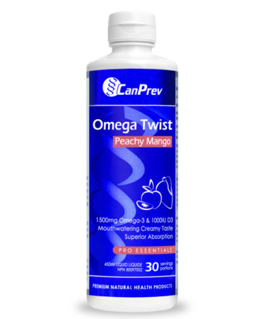 Omega Twist 450ml – Peachy Mango