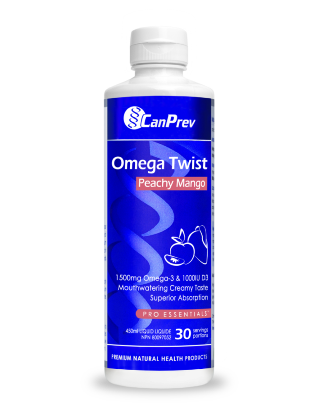 Omega Twist 450ml – Peachy Mango